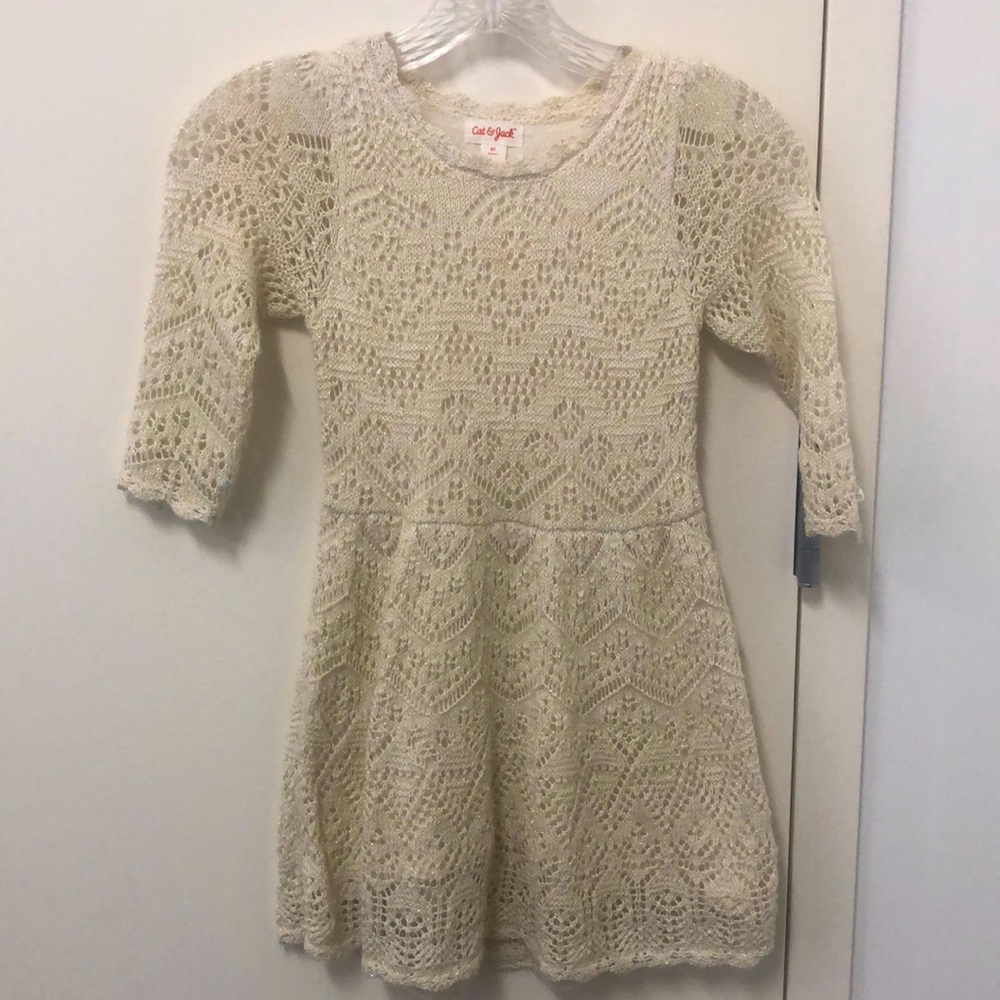 Cat& Jack -Cream colored - children’s dress- size 5T
